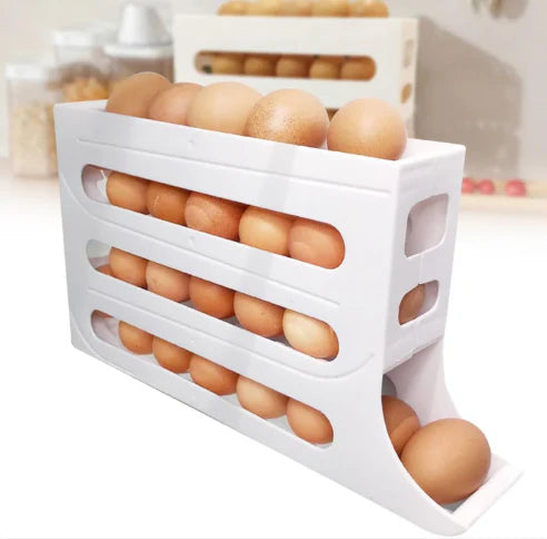 Dispensador Organizador De Huevos de 4 Niveles